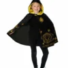 Rubie's Hogwarts Black & Gold Hooded Robe For Kids & Tweens - Warner Bros Harry Potter Boys