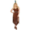 Dreamgirl Womens Hot On The Trail Native American Sexy Plus Size Costume For Adults