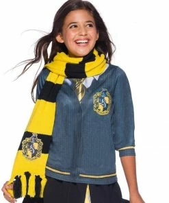 Rubie's Hufflepuff Deluxe Scarf For Kids - Warner Bros Harry Potter