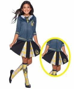 Rubie's Hufflepuff Skirt For Kids - Warner Bros Harry Potter Girls