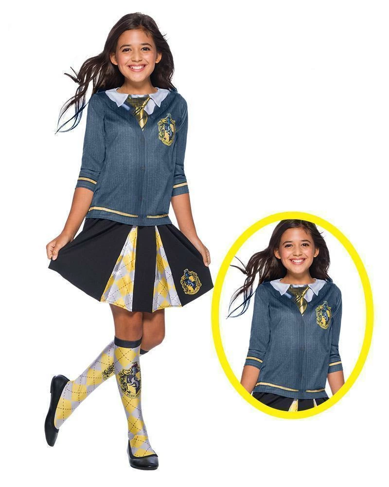 Rubie's Hufflepuff Top For Kids - Warner Bros Harry Potter Girls 3 Rubie's Hufflepuff Top For Kids - Warner Bros Harry Potter Girls