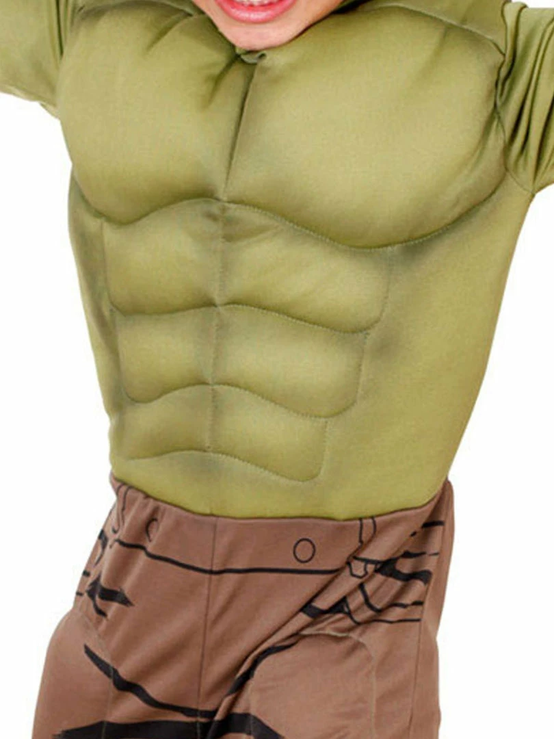 Rubie's Boys Hulk Deluxe Costume For Kids - Marvel Avengers 4 Rubie's Boys Hulk Deluxe Costume For Kids - Marvel Avengers