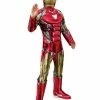 Rubie's Iron Man Deluxe Costume For Kids - Marvel Avengers 1 Rubie's Iron Man Deluxe Costume For Kids - Marvel Avengers