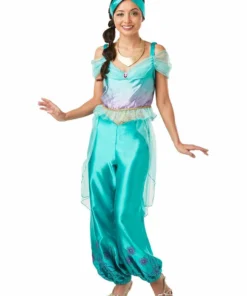 Rubie's Womens Jasmine Deluxe Costume For Adults - Disney Aladdin