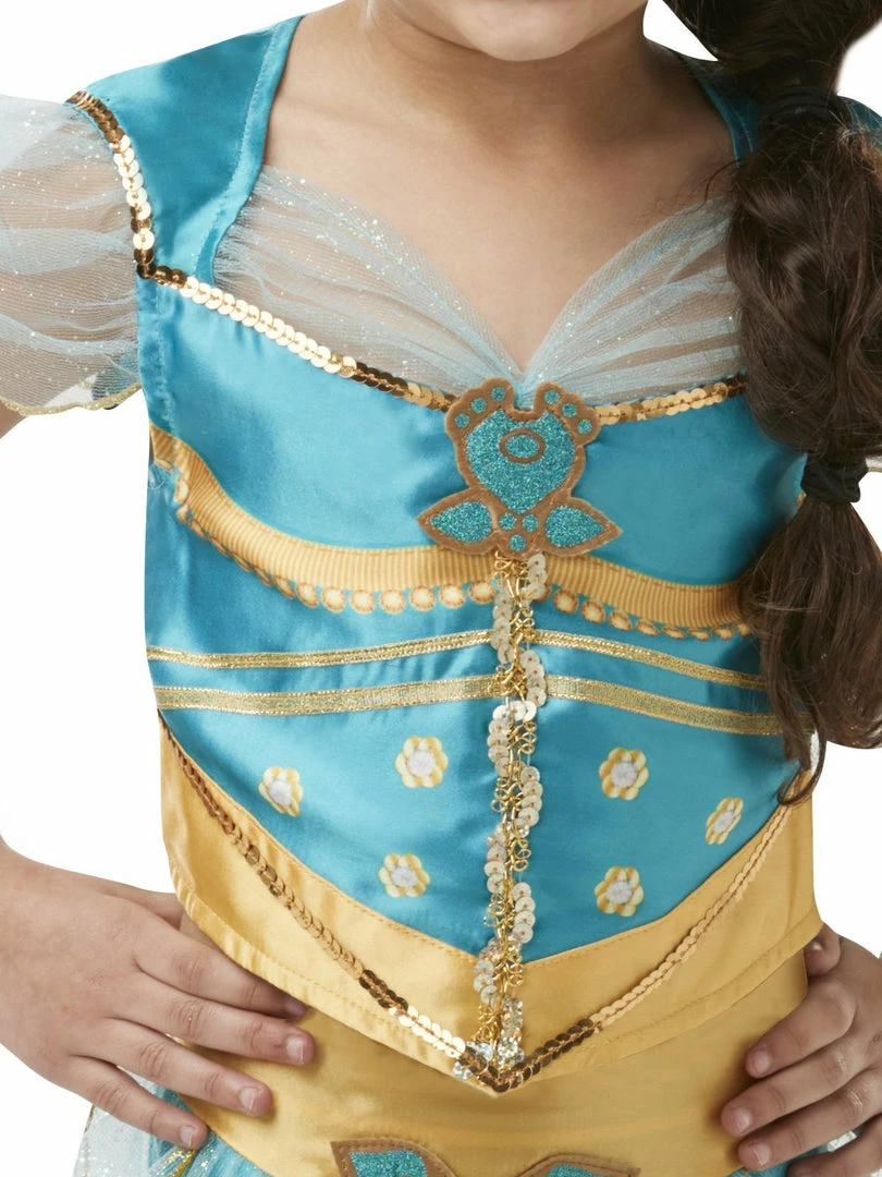 Rubie's Jasmine Live Action Costume For Kids - Disney Aladdin 5 Rubie's Jasmine Live Action Costume For Kids - Disney Aladdin