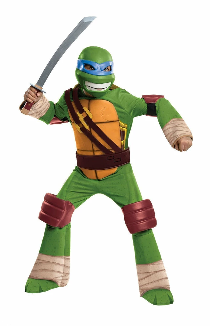 Rubie's Leonardo Deluxe Costume For Kids - Nickelodeon Teenage Mutant Ninja Turtles Boys 3 Rubie's Leonardo Deluxe Costume For Kids - Nickelodeon Teenage Mutant Ninja Turtles Boys