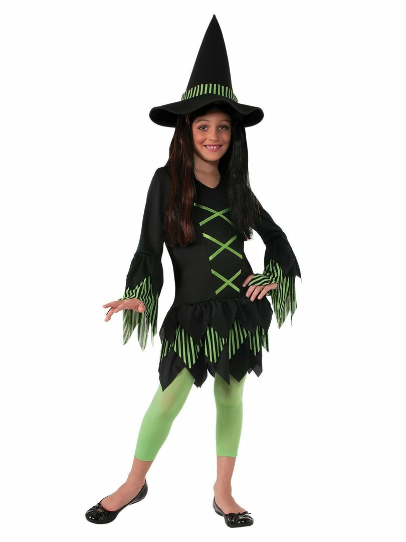 Rubie's Girls Lime Witch Costume For Kids 3 Rubie's Girls Lime Witch Costume For Kids