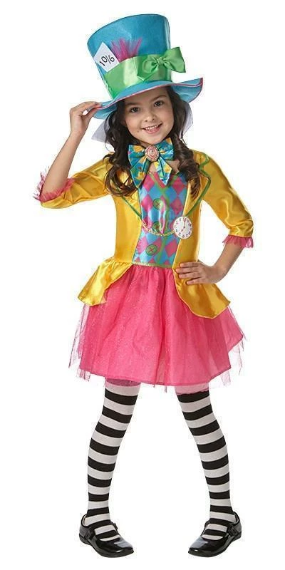 Rubie's Girls Mad Hatter Deluxe Dress Costume For Kids - Disney Alice In Wonderland 3 Rubie's Girls Mad Hatter Deluxe Dress Costume For Kids - Disney Alice In Wonderland