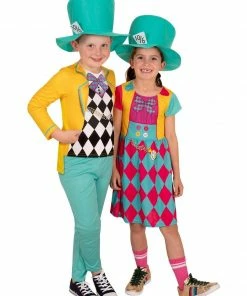 Rubie's Girls Mad Hatter Dress Costume For Kids - Disney Alice In Wonderland 10 Rubie's Girls Mad Hatter Dress Costume For Kids - Disney Alice In Wonderland