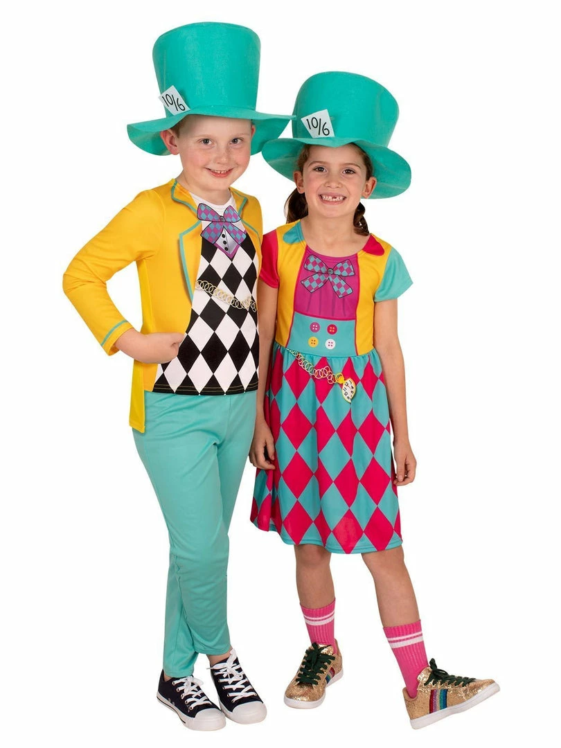 Rubie's Girls Mad Hatter Dress Costume For Kids - Disney Alice In Wonderland 6 Rubie's Girls Mad Hatter Dress Costume For Kids - Disney Alice In Wonderland
