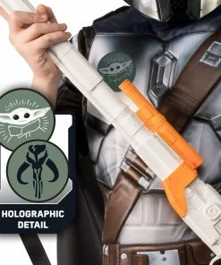 Rubie's Boys Mandalorian Deluxe Costume For Kids & Tweens - Disney Star Wars 9 Rubie's Boys Mandalorian Deluxe Costume For Kids & Tweens - Disney Star Wars