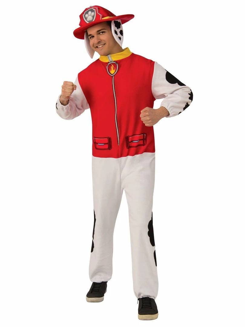 Rubie's Marshall Onesie Costume For Adults - Nickelodeon Paw Patrol Mens 3 Rubie's Marshall Onesie Costume For Adults - Nickelodeon Paw Patrol Mens