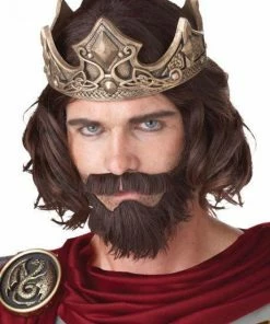 California Costume Collections Medieval King Wig & Beard Set For Adults
