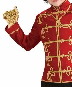 Rubie's Michael Jackson Red Military Jacket For Kids - Michael Jackson Boys
