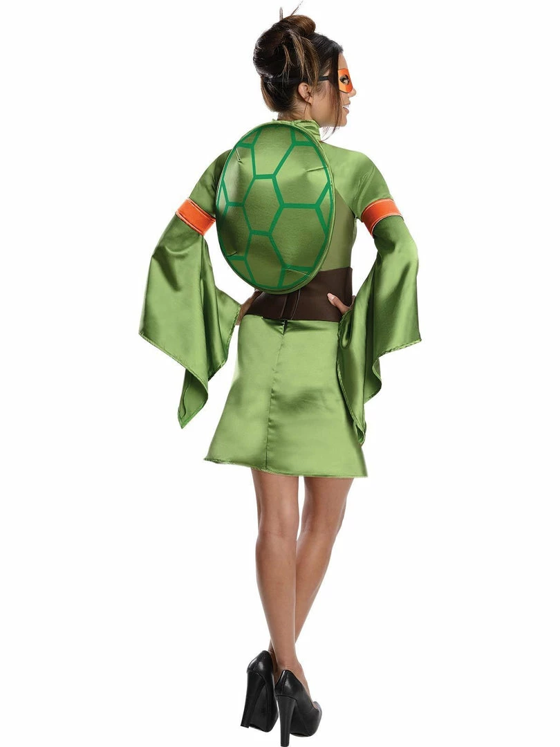 Rubie's Womens Michelangelo Kimono Costume For Adults - Nickelodeon Teenage Mutant Ninja Turtles 4 Rubie's Womens Michelangelo Kimono Costume For Adults - Nickelodeon Teenage Mutant Ninja Turtles