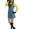Rubie's Minion Girl Costume For Adults - Universal Despicable Me Womens 1 Rubie's Minion Girl Costume For Adults - Universal Despicable Me Womens