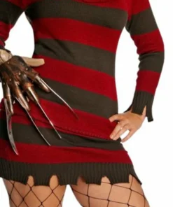 Rubie's Plus Size Costumes Miss Freddy Kruger Plus Size Costume For Adults - Warner Bros Nightmare On Elm St 8 Rubie's Plus Size Costumes Miss Freddy Kruger Plus Size Costume For Adults - Warner Bros Nightmare On Elm St