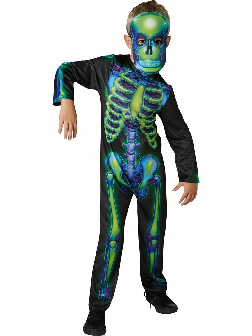 Rubie's Neon Skeleton Costume For Kids 5 Rubie's Neon Skeleton Costume For Kids