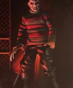 Freddy Kreuger - Nightmare On Elm St New Nightmare On Elm Street– 8” Clothed Freddy Kreuger Action Figure- NECA Collectibles