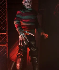 Freddy Kreuger - Nightmare On Elm St New Nightmare On Elm Street– 8” Clothed Freddy Kreuger Action Figure- NECA Collectibles