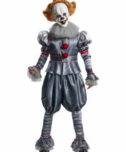 Rubie's Pennywise Collector's Edition Costume For Adults - Warner Bros IT Chapter 2 Movie Mens