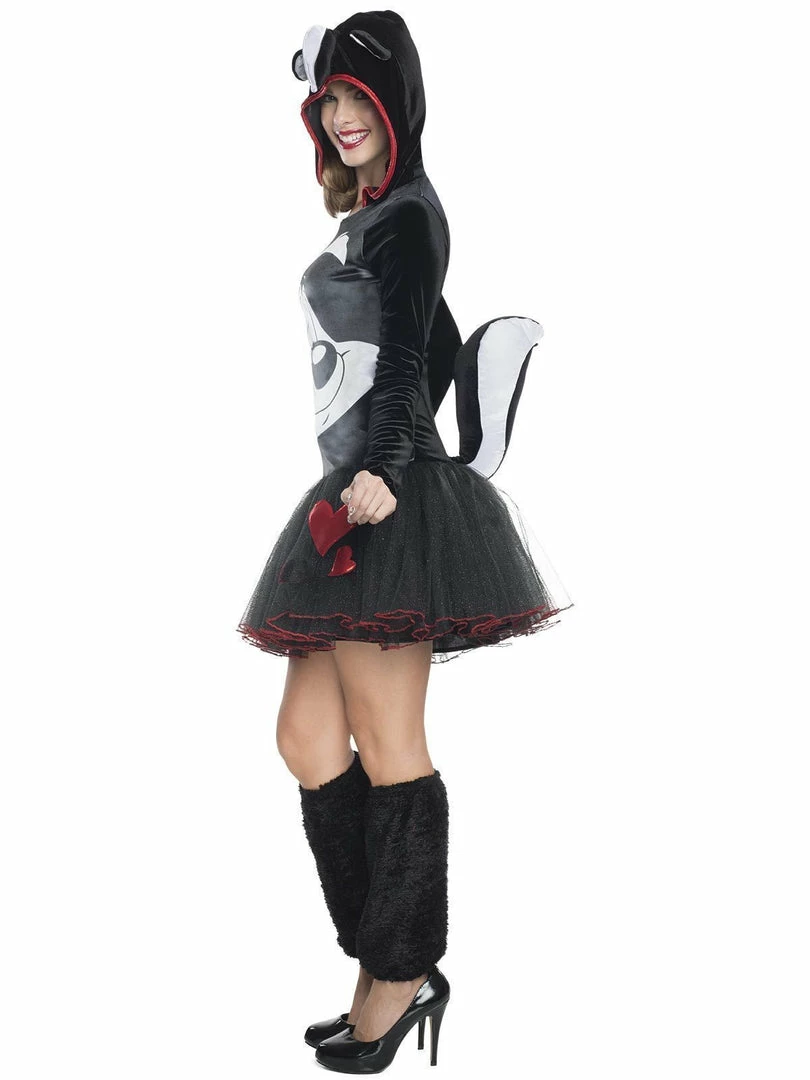 Rubie's Womens Pepe Le Pew Hooded Tutu Costume For Adults - Warner Bros Looney Tunes 4 Rubie's Womens Pepe Le Pew Hooded Tutu Costume For Adults - Warner Bros Looney Tunes