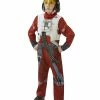 Rubie's Boys Poe Dameron X-Wing Fighter Deluxe Costume For Kids - Disney Star Wars