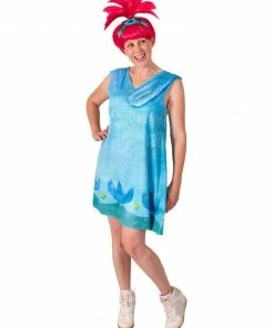 Rubie's Womens Poppy Deluxe Costume For Adults - Dreamworks Trolls 2