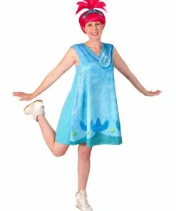 Rubie's Womens Poppy Deluxe Costume For Adults - Dreamworks Trolls 2