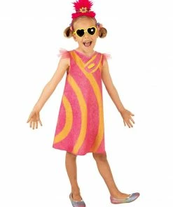Rubie's Poppy Deluxe Pop Costume For Kids - Dreamworks Trolls 2