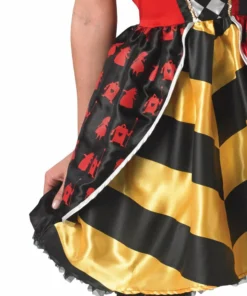 Rubie's Womens Queen Of Hearts Red Costume For Adults - Disney Alice In Wonderland