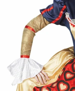 Rubie's Womens Queen Of Hearts Red Deluxe Costume For Adults - Disney Alice In Wonderland