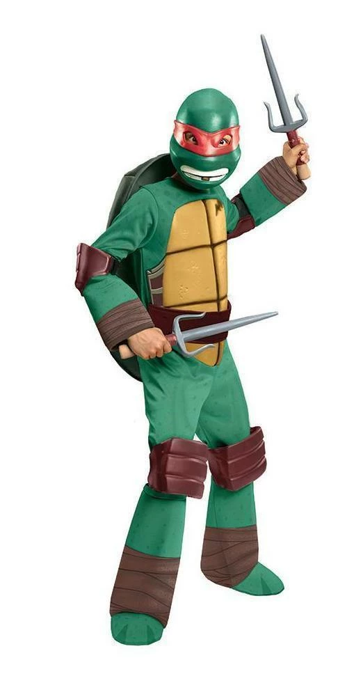 Rubie's Raphael Deluxe Costume For Kids - Nickelodeon Teenage Mutant Ninja Turtles Boys 3 Rubie's Raphael Deluxe Costume For Kids - Nickelodeon Teenage Mutant Ninja Turtles Boys