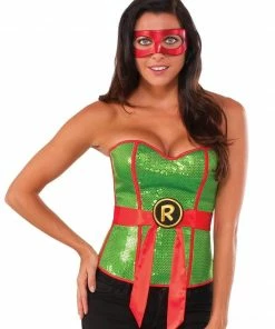 Rubie's Raphael Sequin Corset For Adults - Nickelodeon Teenage Mutant Ninja Turtles Womens