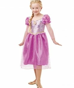 Rubie's Girls Rapunzel Glitter & Sparkle Costume For Kids - Disney Tangled