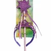 Rubie's Rapunzel Ultimate Princess Wand & Tiara Accessory Bundle For Kids - Disney Tangled