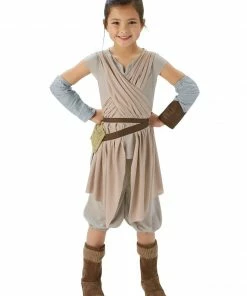 Rubie's Girls Rey Deluxe Costume For Kids - Disney Star Wars