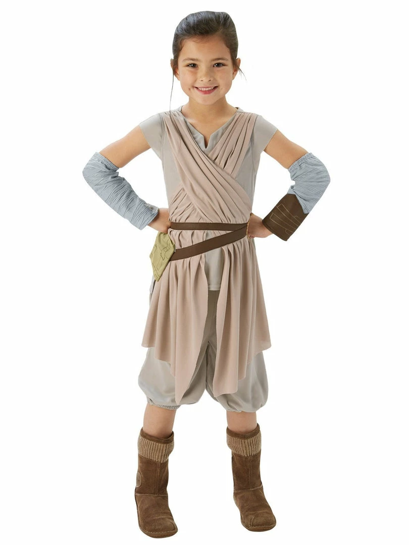 Rubie's Girls Rey Deluxe Costume For Kids - Disney Star Wars 3 Rubie's Girls Rey Deluxe Costume For Kids - Disney Star Wars
