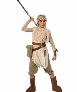 Rubie's Girls Rey Premium Costume For Kids - Disney Star Wars 8 Rubie's Girls Rey Premium Costume For Kids - Disney Star Wars