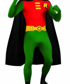 Rubie's Robin 2nd Skin Suit For Adults - Warner Bros DC Comics