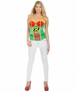 Rubie's Womens Robin Ribbon Corset For Adults - Warner Bros DC Comics