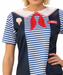Rubie's Robin 'Scoops Ahoy Uniform' Costume For Adults - Netflix Stranger Things Womens