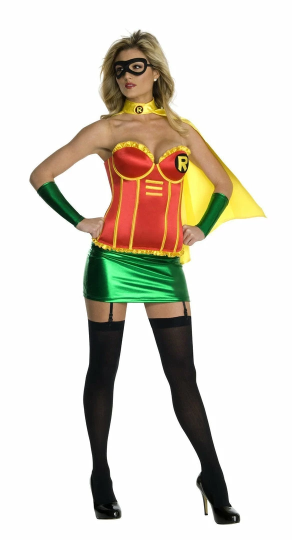 Rubie's Robin Secret Wishes Costume For Adults - Warner Bros DC Comics Womens 3 Rubie's Robin Secret Wishes Costume For Adults - Warner Bros DC Comics Womens