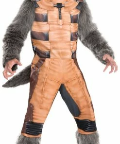 Rubie's Rocket Raccoon Deluxe Costume For Kids - Marvel Guardians Of The Galaxy