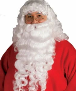 Rubie's Santa Plush Adult Beard And Wig Set