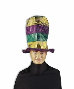 Forum Novelties Sequin Stove Pipe Hat For Adults Mens