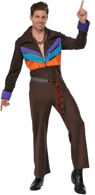 Rubie's Seventies Guy Hippie Costume For Adults Mens 3 Rubie's Seventies Guy Hippie Costume For Adults Mens