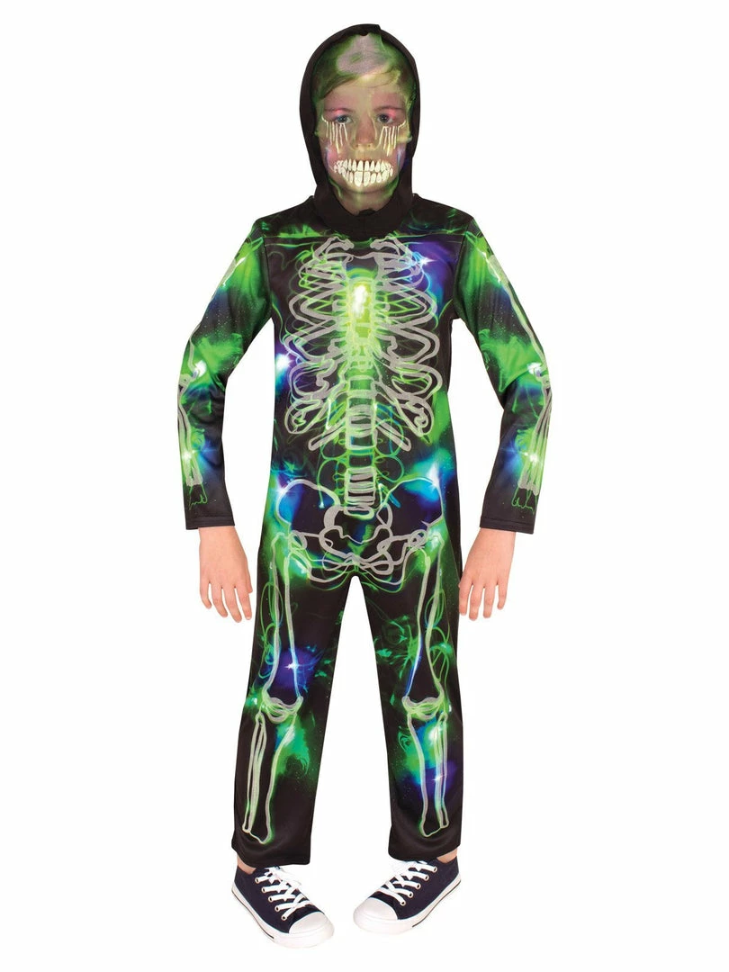 Rubie's Skeleton Spooky Glow In The Dark Costume For Kids 3 Rubie's Skeleton Spooky Glow In The Dark Costume For Kids