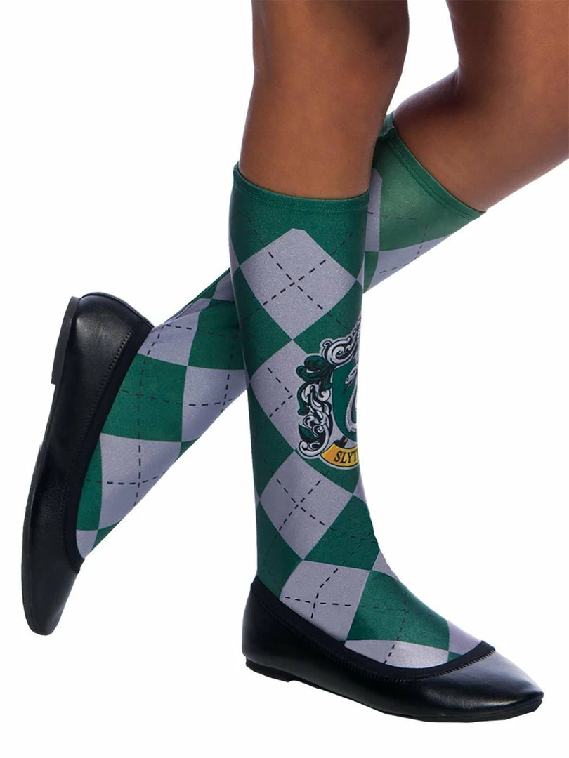 Rubie's Womens Slytherin Costume Socks For Teens & Adults - Warner Bros Harry Potter 4 Rubie's Womens Slytherin Costume Socks For Teens & Adults - Warner Bros Harry Potter
