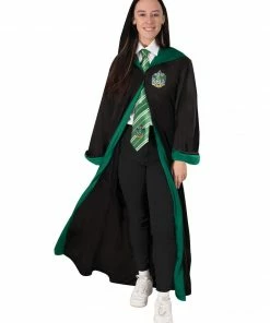Rubie's Slytherin Deluxe Robe For Adults - Warner Bros Harry Potter Shop All Adult Costumes
